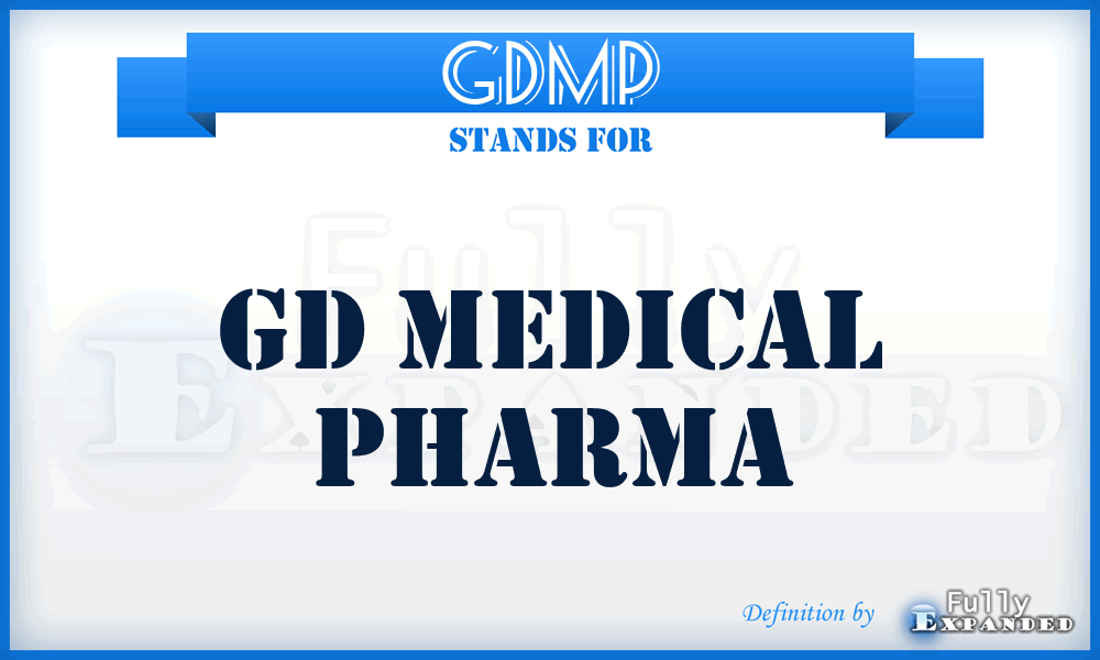 GDMP - GD Medical Pharma