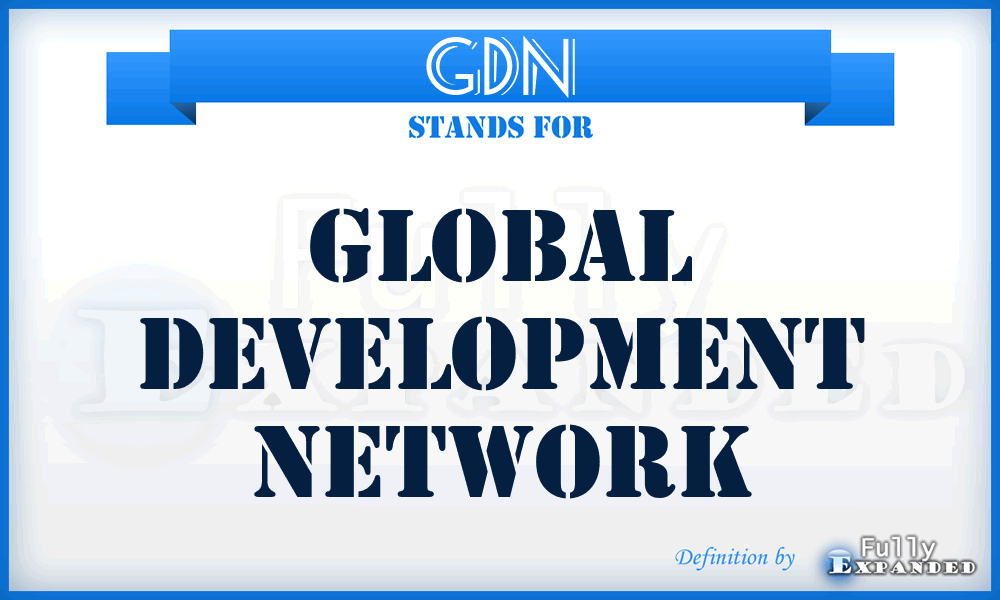 GDN - Global Development Network