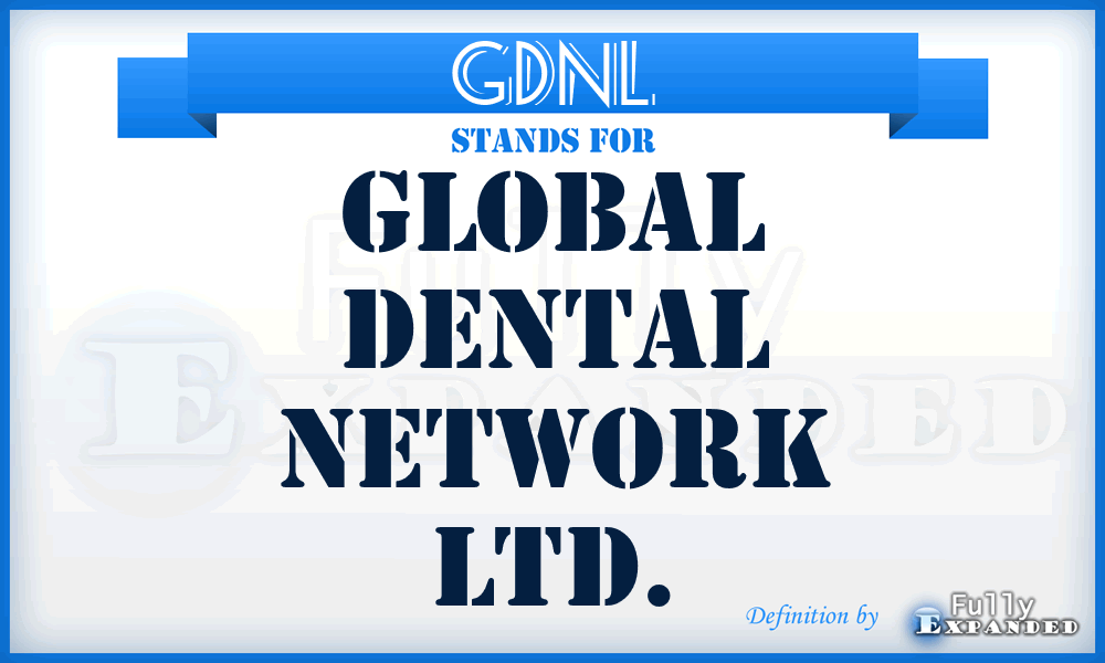 GDNL - Global Dental Network Ltd.