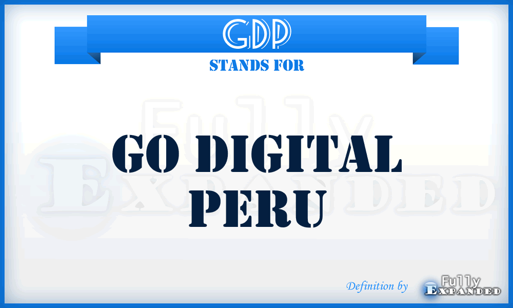 GDP - Go Digital Peru