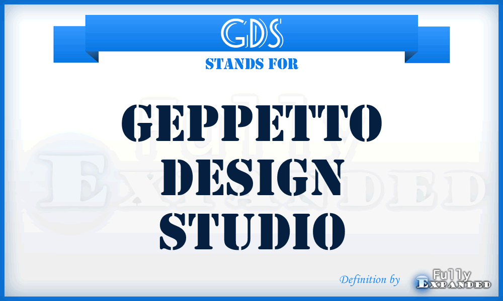 GDS - Geppetto Design Studio