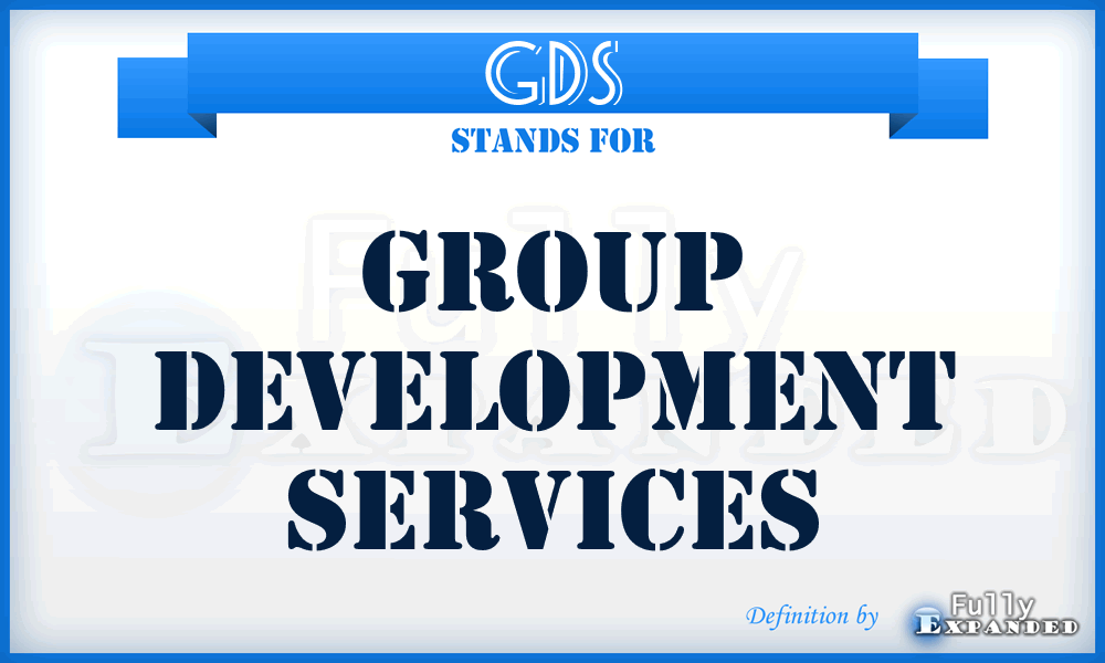 GDS - Group Development Services