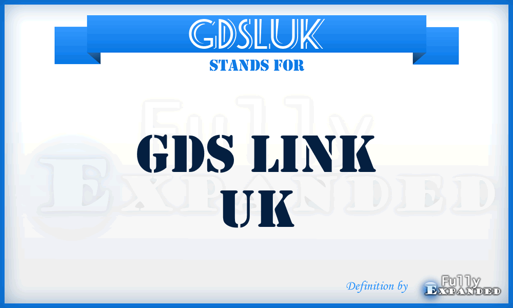 GDSLUK - GDS Link UK