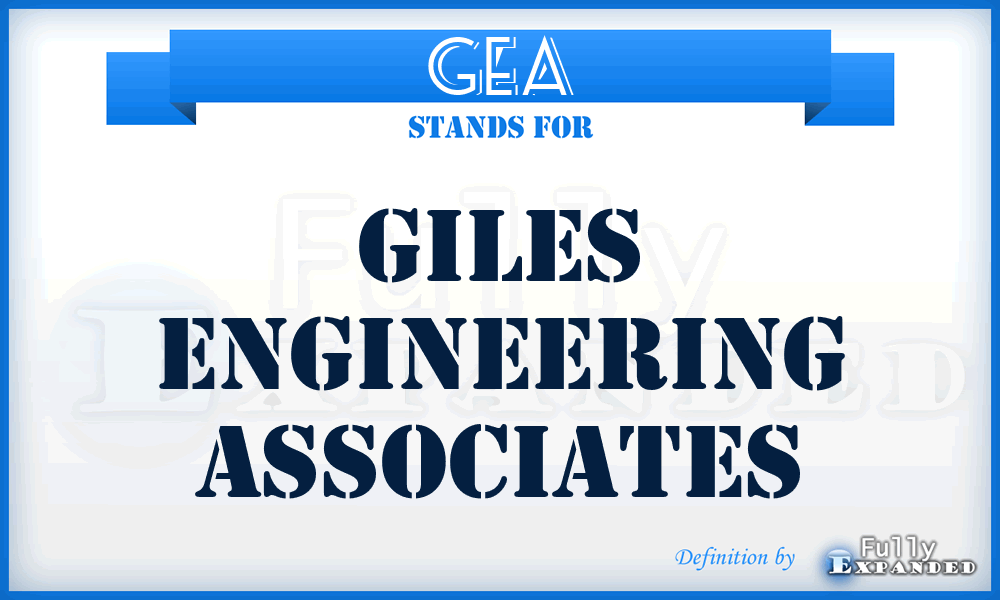 GEA - Giles Engineering Associates