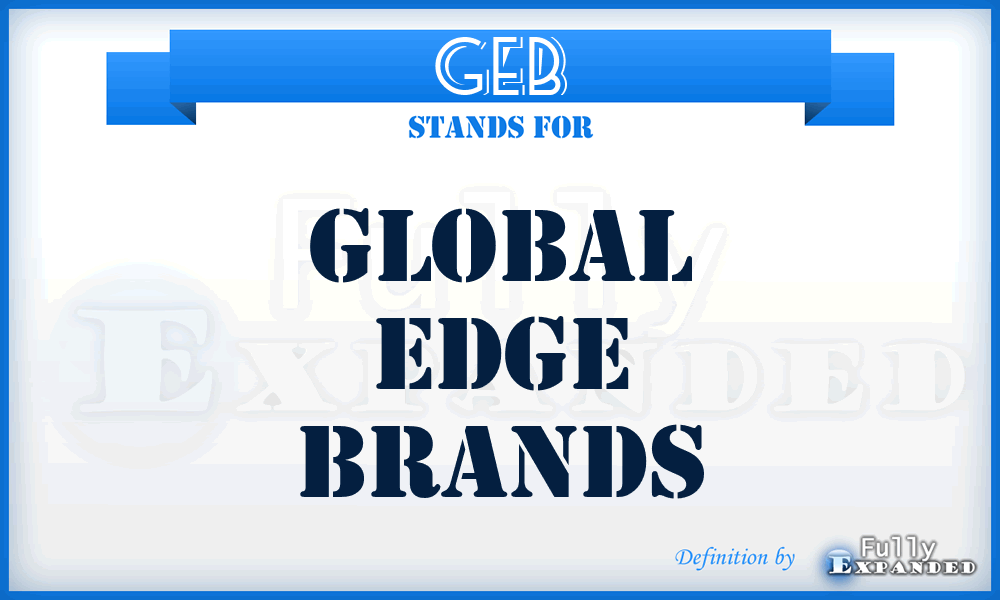 GEB - Global Edge Brands