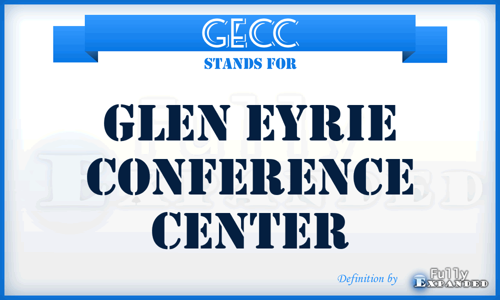 GECC - Glen Eyrie Conference Center