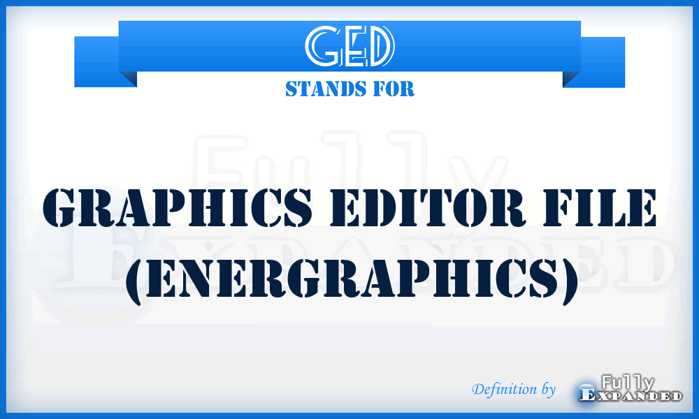 GED - Graphics editor file (EnerGraphics)