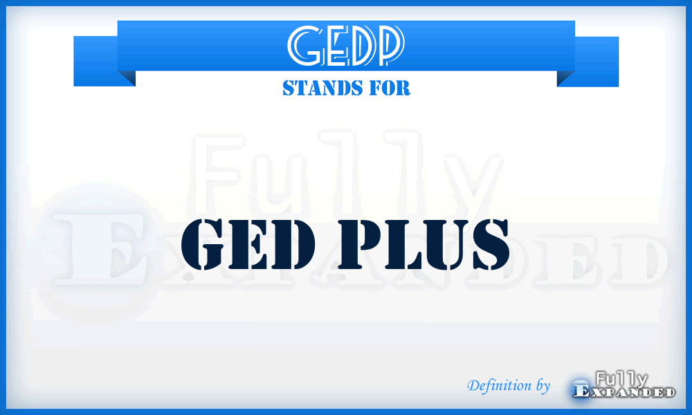 GEDP - GED Plus