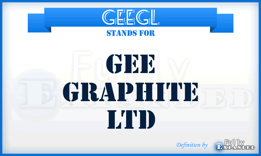 GEEGL - GEE Graphite Ltd