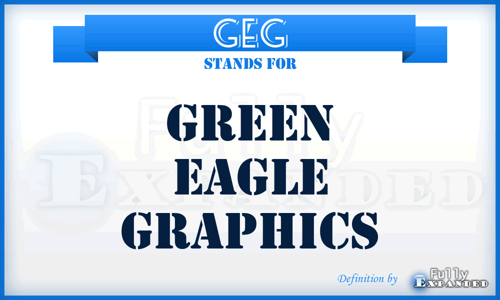 GEG - Green Eagle Graphics