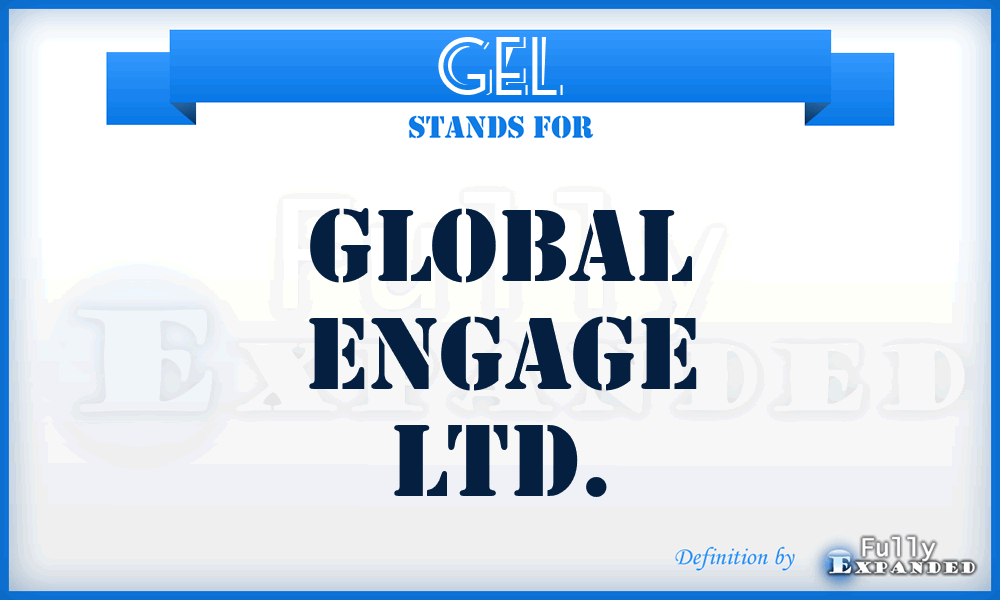GEL - Global Engage Ltd.