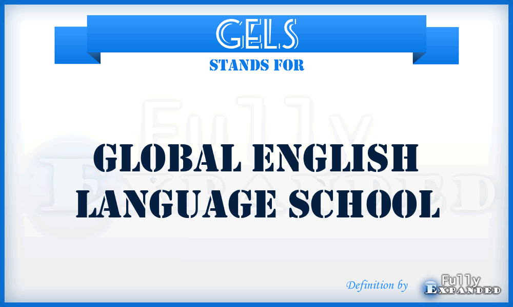 GELS - Global English Language School