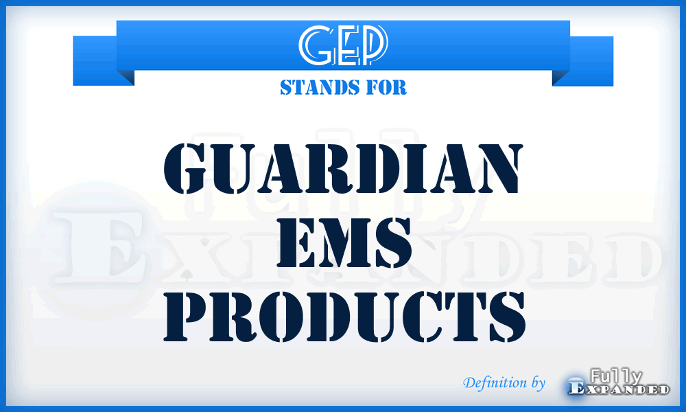GEP - Guardian Ems Products