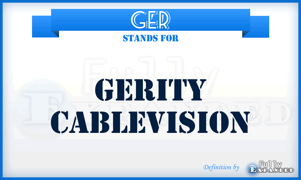 GER - Gerity Cablevision