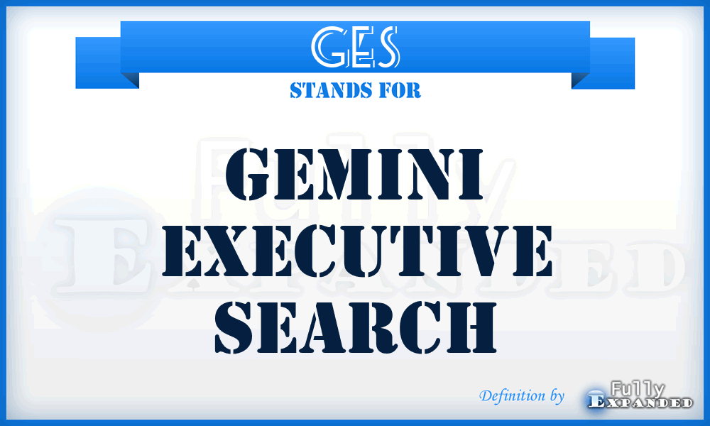 GES - Gemini Executive Search