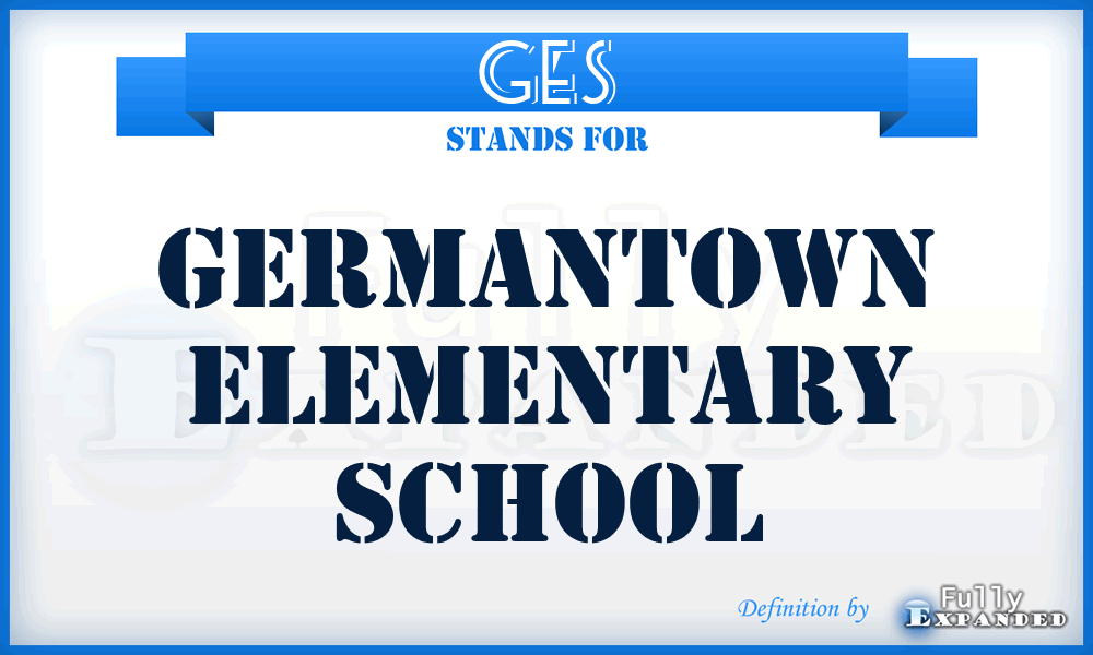 GES - Germantown Elementary School