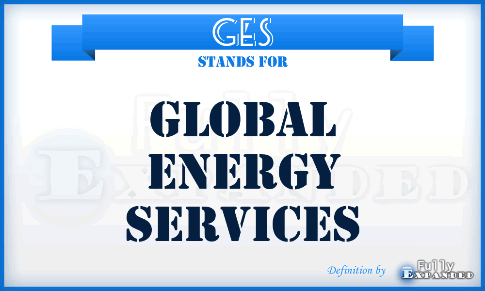 GES - Global Energy Services