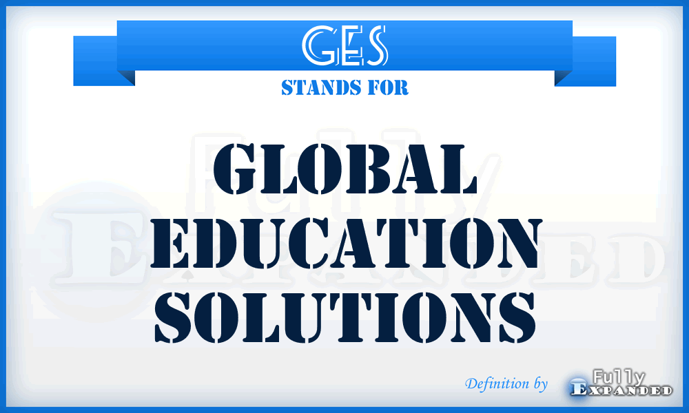 GES - Global Education Solutions