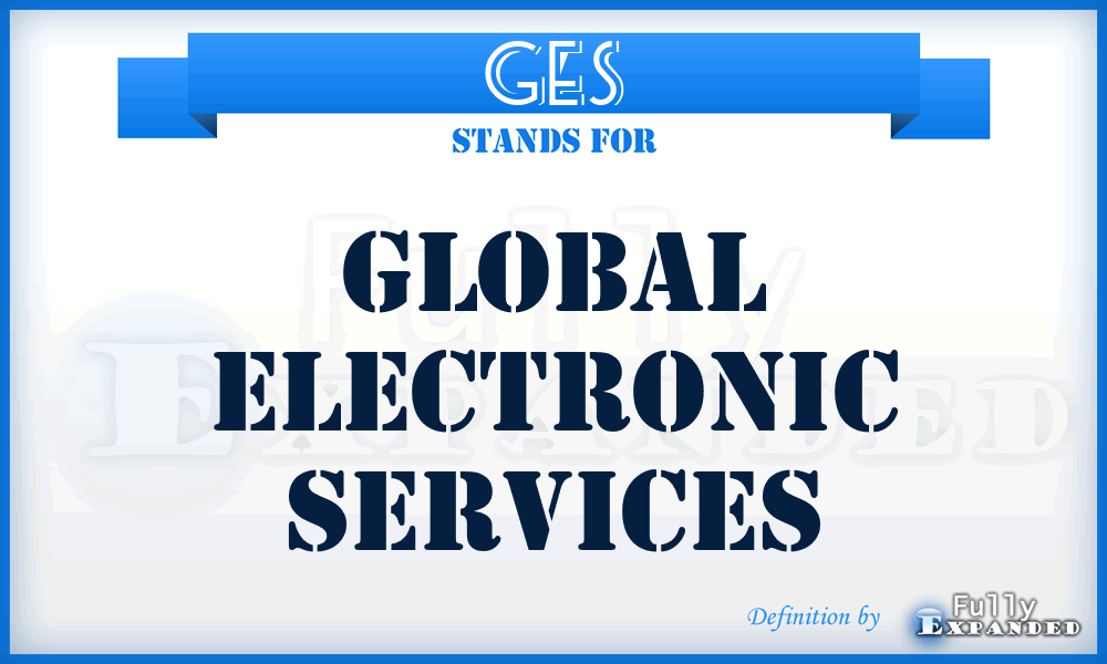 GES - Global Electronic Services