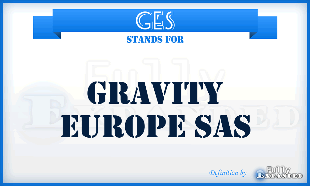 GES - Gravity Europe Sas