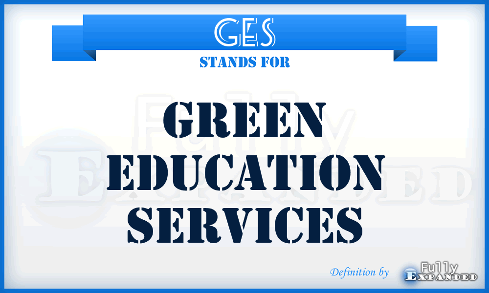 GES - Green Education Services