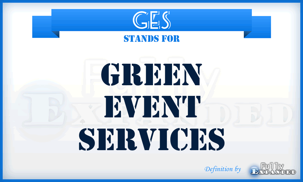 GES - Green Event Services