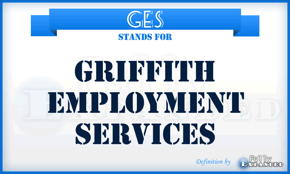 GES - Griffith Employment Services