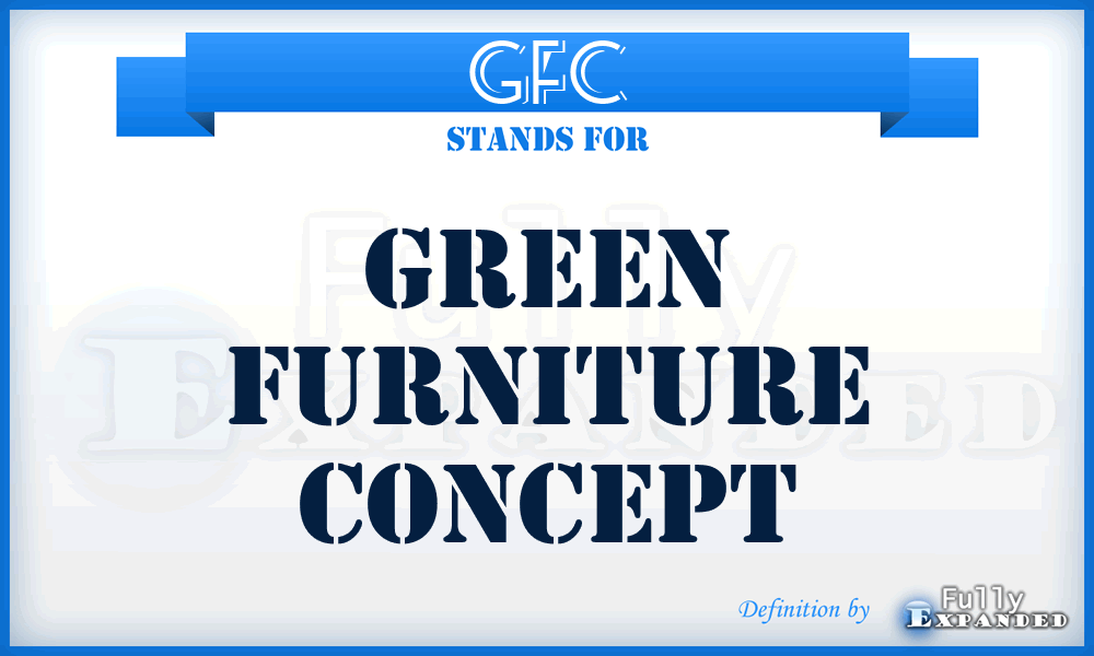 GFC - Green Furniture Concept