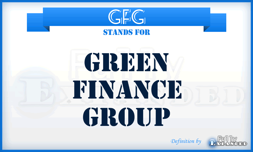 GFG - Green Finance Group