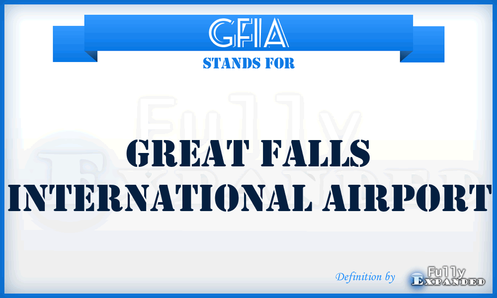 GFIA - Great Falls International Airport