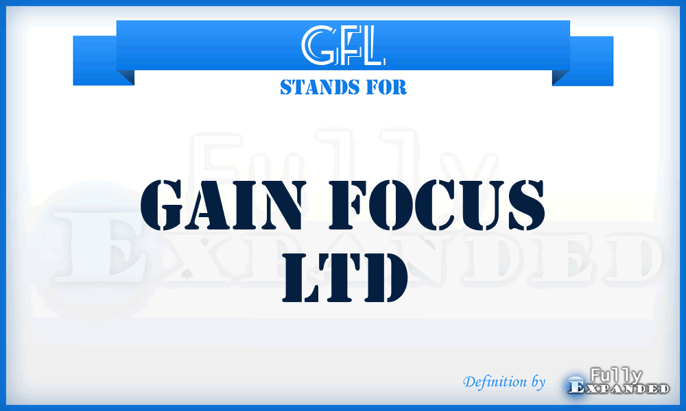 GFL - Gain Focus Ltd