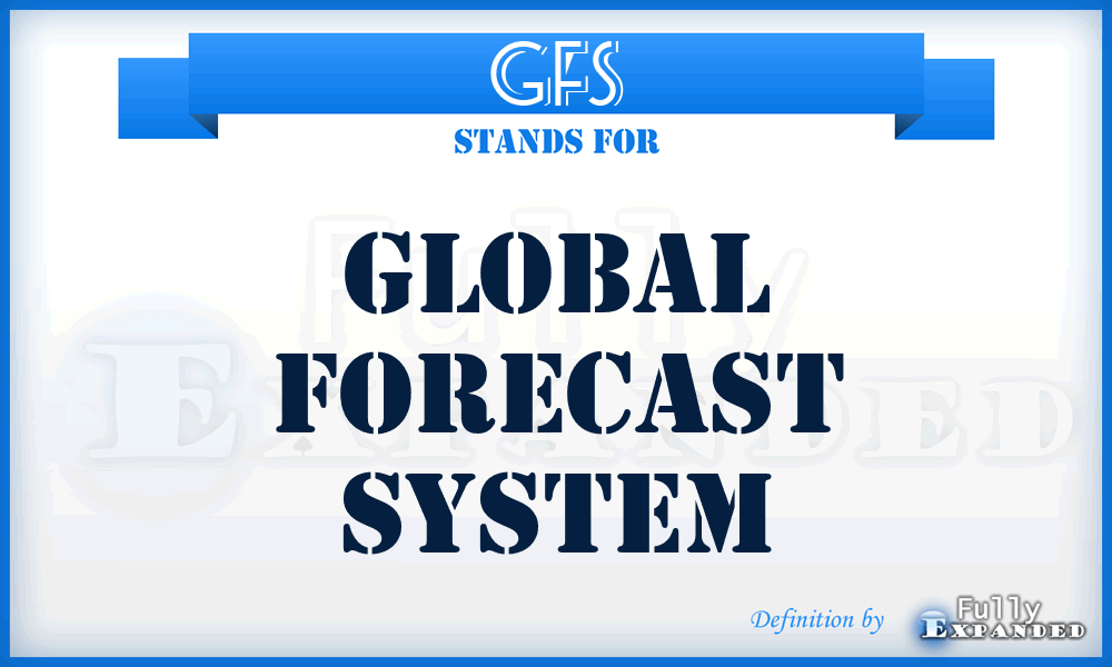 GFS - Global Forecast System