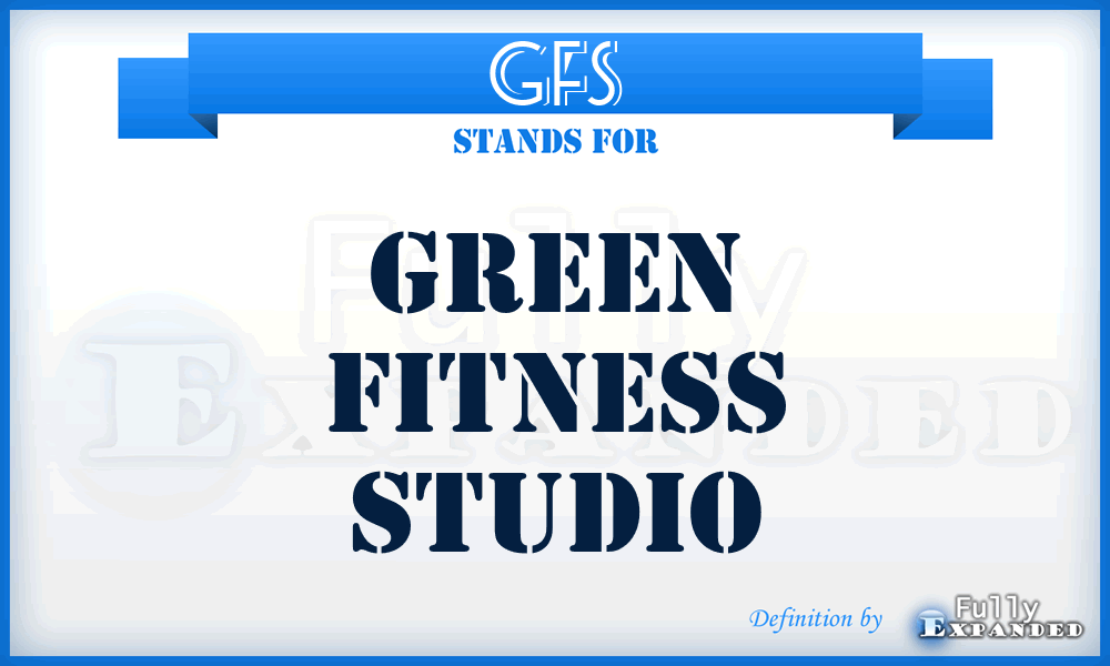 GFS - Green Fitness Studio