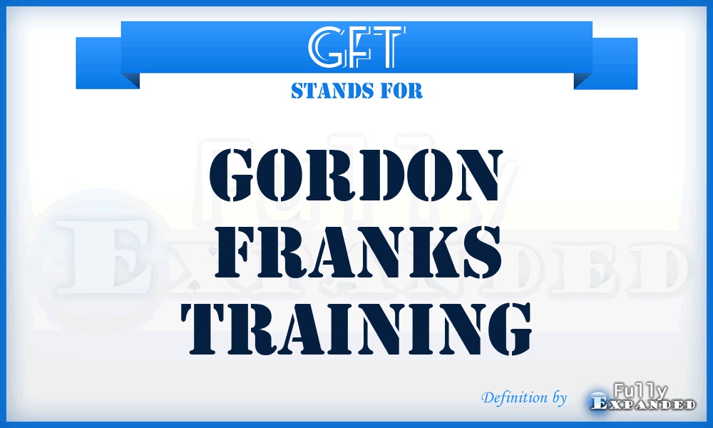 GFT - Gordon Franks Training