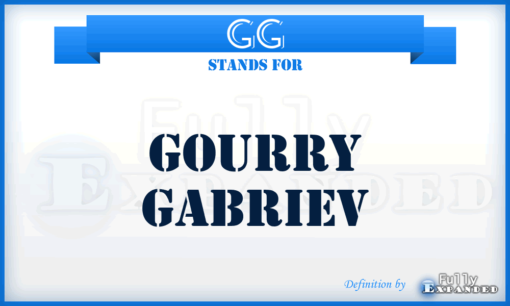 GG - Gourry Gabriev