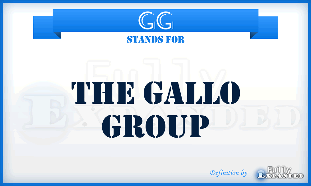 GG - The Gallo Group