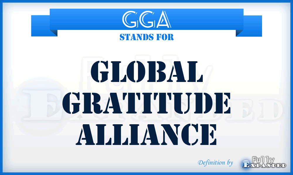 GGA - Global Gratitude Alliance