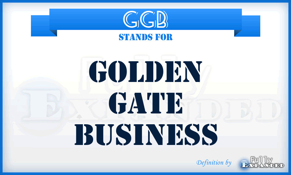 GGB - Golden Gate Business