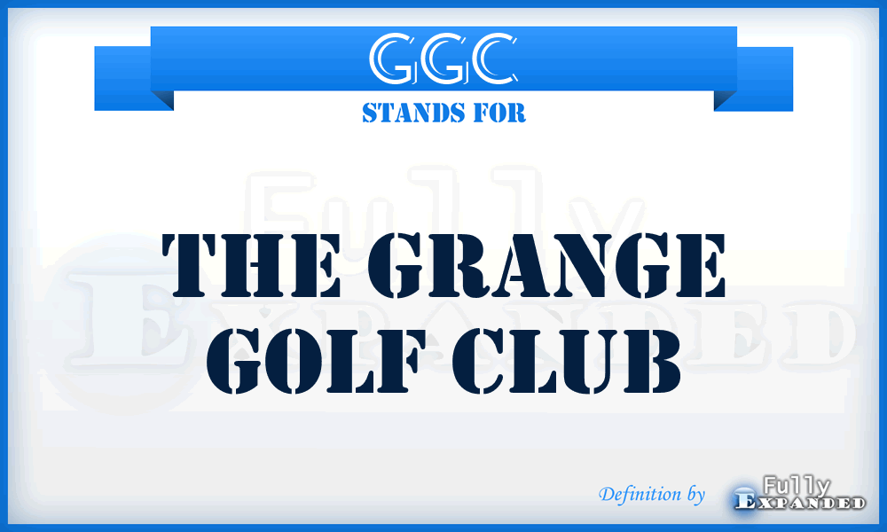 GGC - The Grange Golf Club
