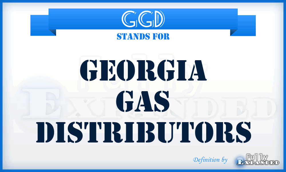 GGD - Georgia Gas Distributors