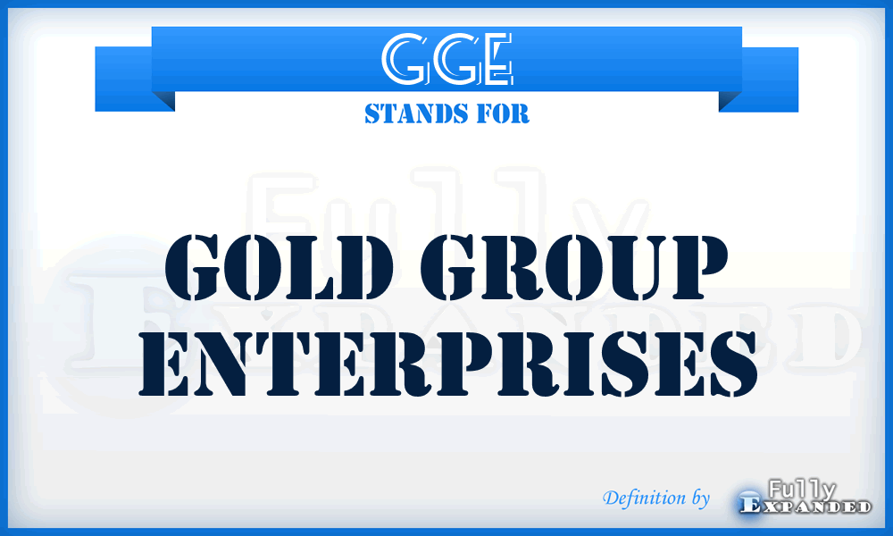 GGE - Gold Group Enterprises
