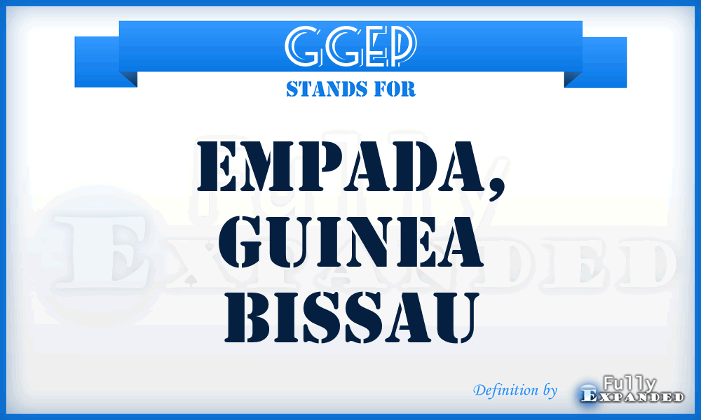 GGEP - Empada, Guinea Bissau