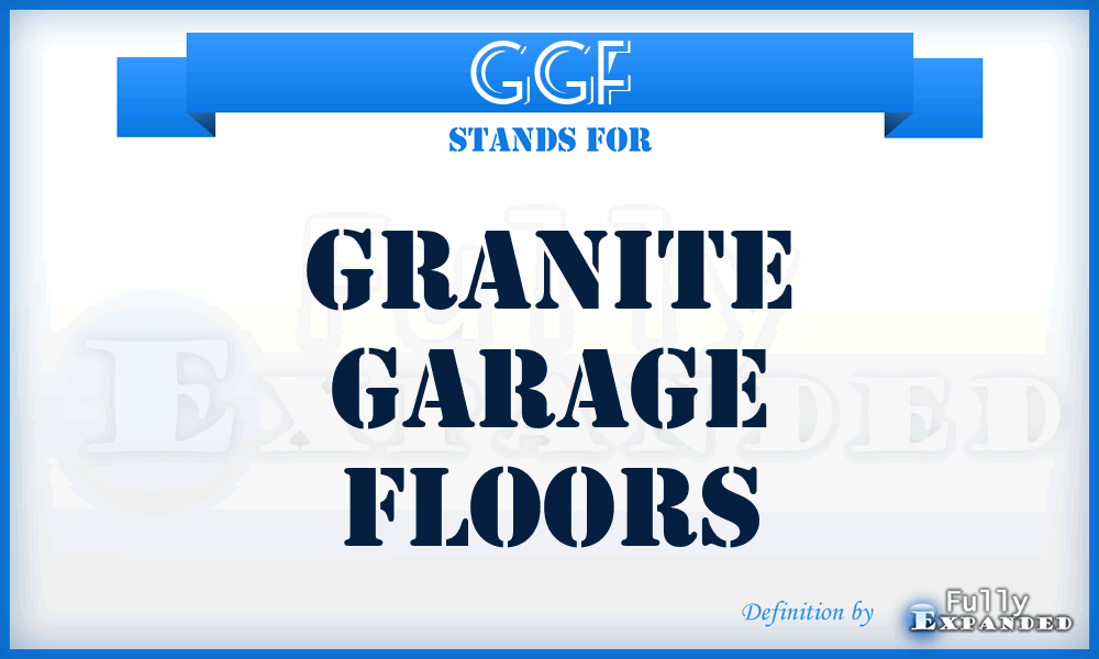 GGF - Granite Garage Floors