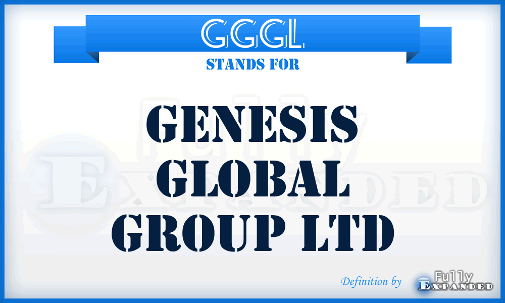 GGGL - Genesis Global Group Ltd