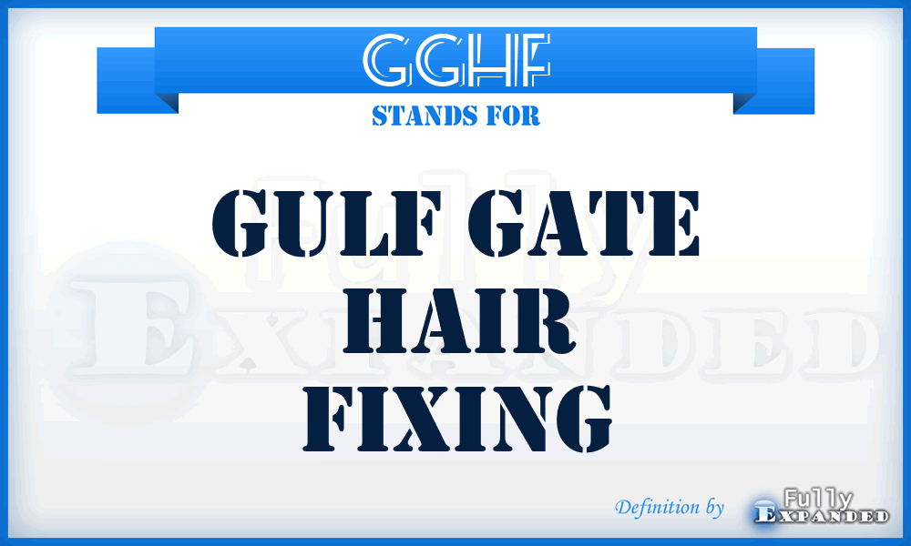 GGHF - Gulf Gate Hair Fixing