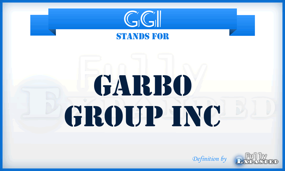GGI - Garbo Group Inc
