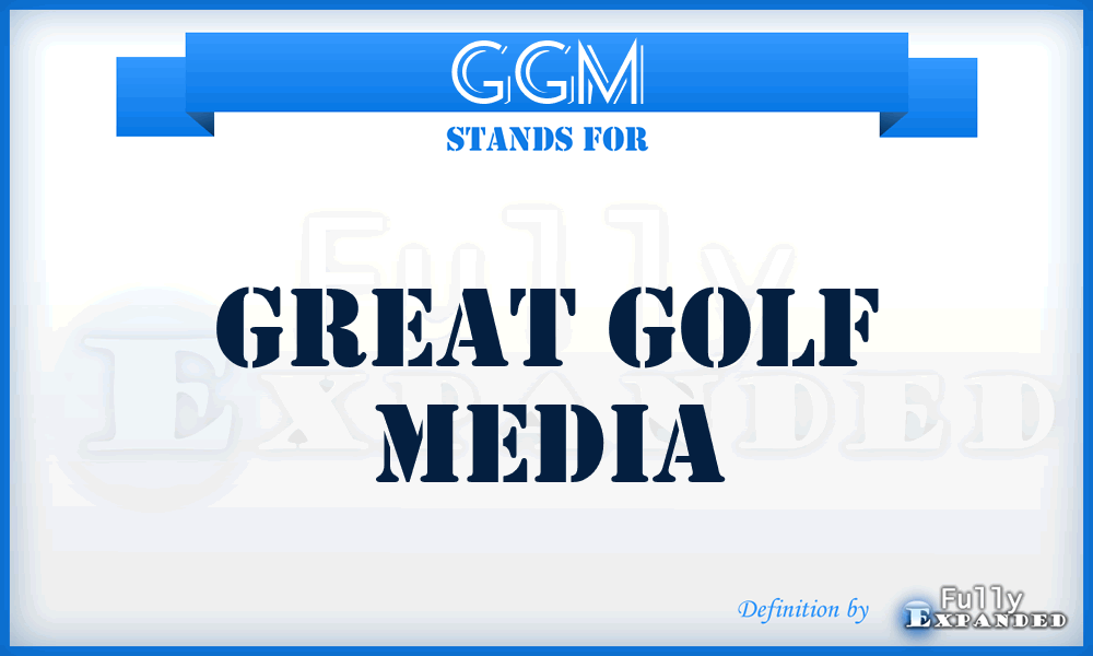 GGM - Great Golf Media