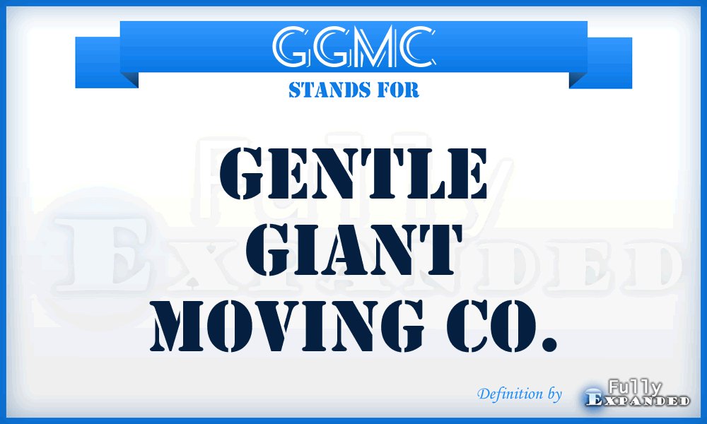 GGMC - Gentle Giant Moving Co.