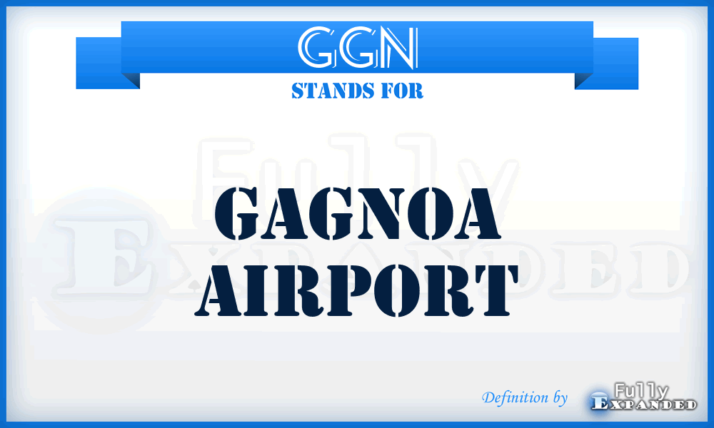 GGN - Gagnoa airport