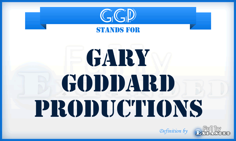 GGP - Gary Goddard Productions